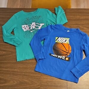 2 Nike Long Sleeve Tees | Boys 6